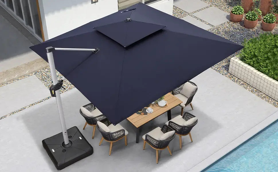 LumiShade™ Solar Parasol