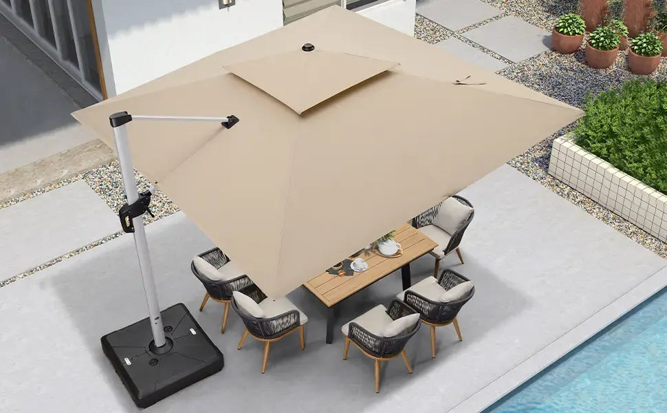 LumiShade™ Solar Parasol