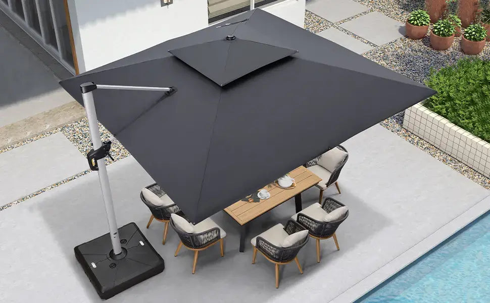 LumiShade™ Solar Parasol