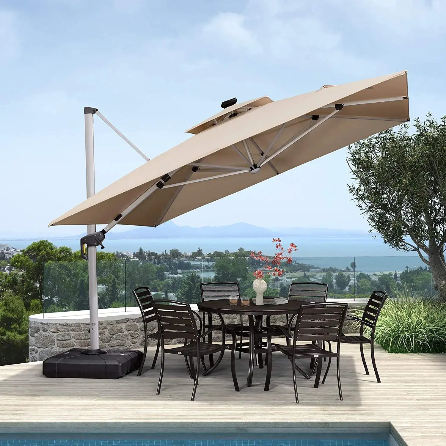 LumiShade™ Solar Parasol