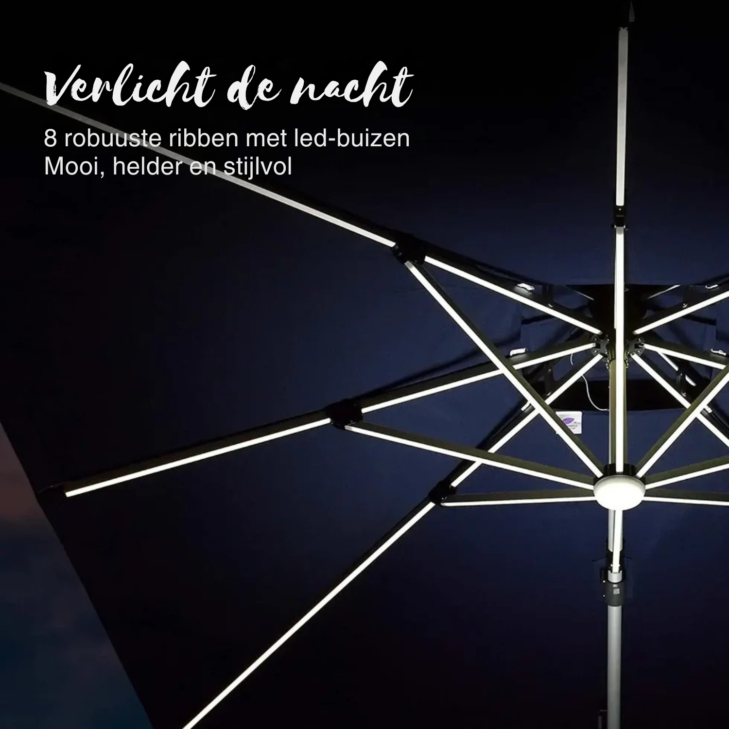 LumiShade™ Solar Parasol
